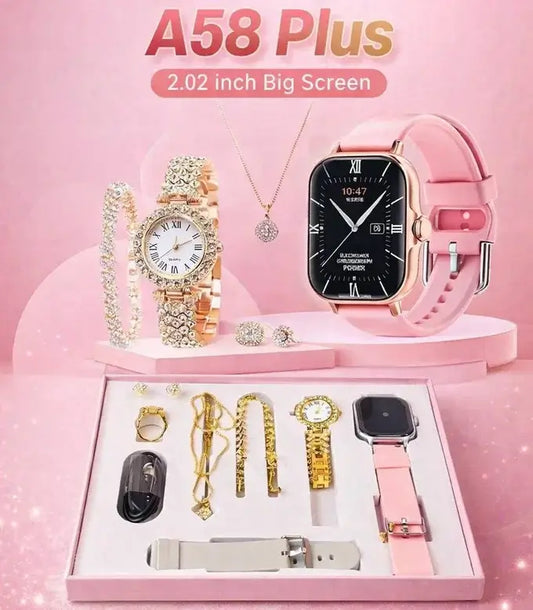 Coffret Smartwatch A58 Plus PRO Luxury ™