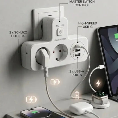 Multiprise Intelligente pro ™- مقبس الشحن الذكي 5*1
