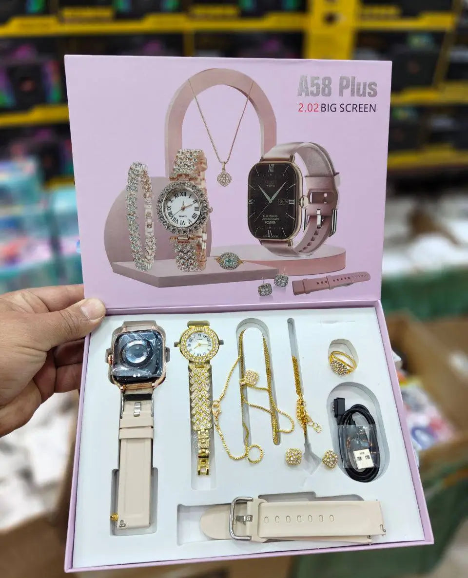 Coffret Smartwatch A58 Plus PRO Luxury ™