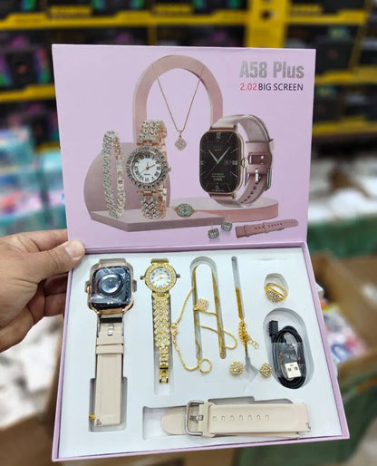 Coffret Smartwatch A58 Plus PRO Luxury ™